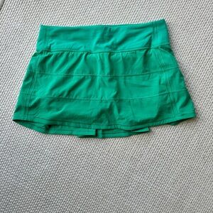 Lululemon Athletica Green Skirt
